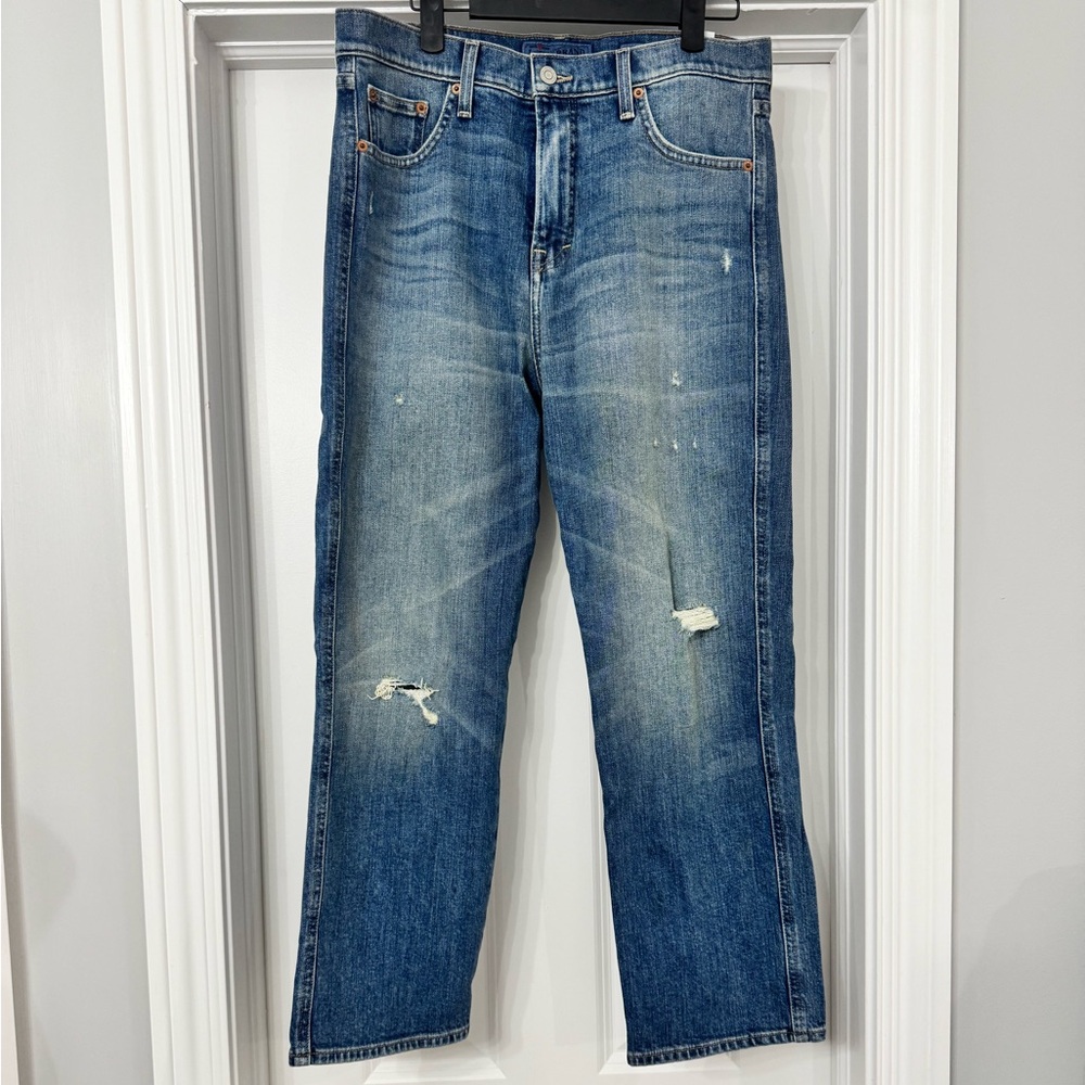 Lucky Brand Authentic Straight Crop jeans. Size 8/29. Rarely worn.